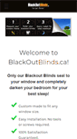Mobile Screenshot of blackoutblinds.ca